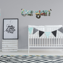 Load image into Gallery viewer, Cars Felt Name Banner