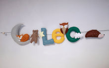 Load image into Gallery viewer, Sleepy Woodland Name Garland