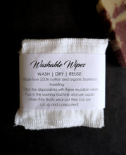 Load image into Gallery viewer, White Washable Wipes