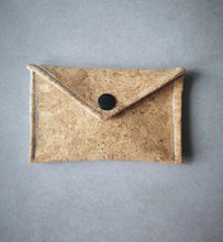 Load image into Gallery viewer, Cork and Cotton snap pouch