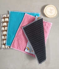 Load image into Gallery viewer, Pack of 4 Unpaper towels BLACK backing