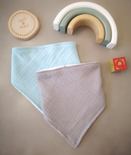 Load image into Gallery viewer, Muslin and Bamboo Bibs