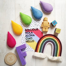 Load image into Gallery viewer, Felt Raindrop Garland