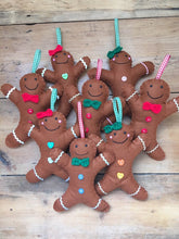 Load image into Gallery viewer, Felt Gingerbread Decoration