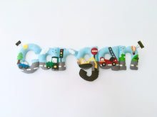 Load image into Gallery viewer, Cars Felt Name Banner