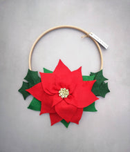 Load image into Gallery viewer, Felt Poinsettia