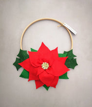 Load image into Gallery viewer, Felt Poinsettia