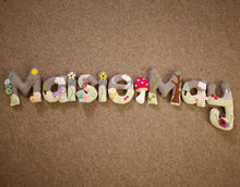 Load image into Gallery viewer, Pastel Felt Name Banner