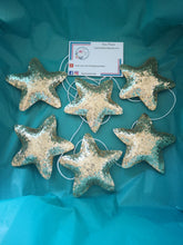 Load image into Gallery viewer, Glitter Star Garland