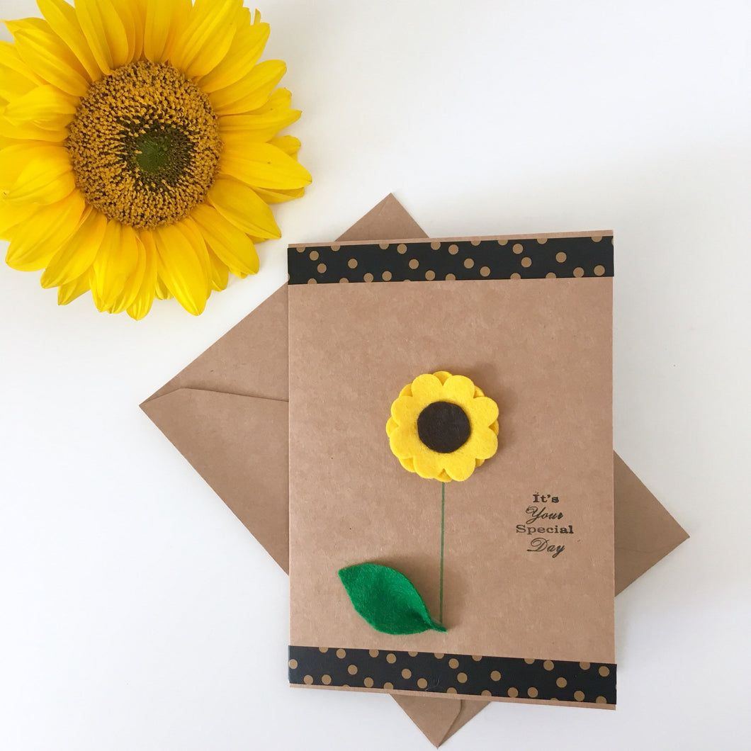 Sunflower Card