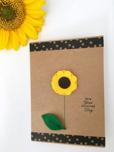 Sunflower Card