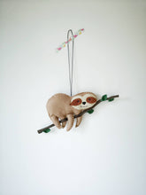 Load image into Gallery viewer, Felt Sloth Decoration