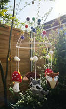 Load image into Gallery viewer, Woodland Felt Baby Mobile