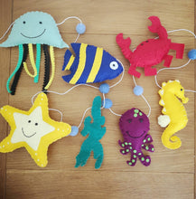 Load image into Gallery viewer, Under The Sea Felt Garland
